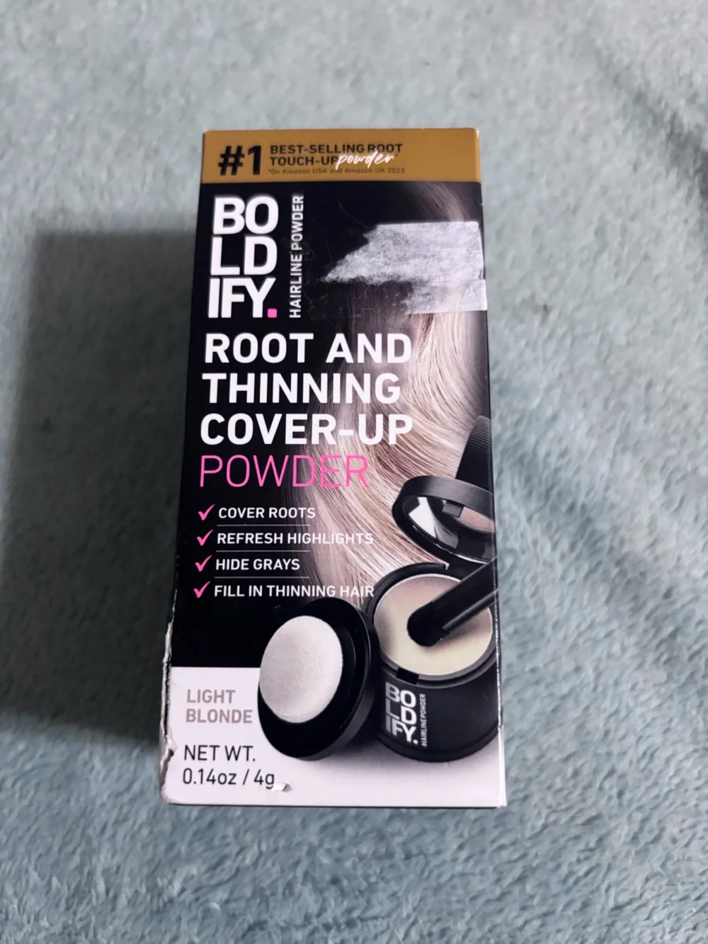 Boldify Root and Thinning Cover-Up Hairline Powder Light Blonde 14oz.